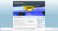 Desktop Screenshot of industryautomation.wordpress.com