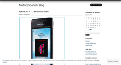 Desktop Screenshot of motoqspanish.wordpress.com