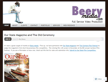 Tablet Screenshot of beerymedia.wordpress.com