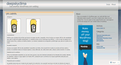 Desktop Screenshot of deepskyclima.wordpress.com