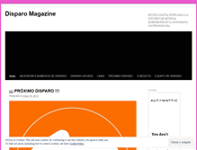 Tablet Screenshot of disparomagazine.wordpress.com