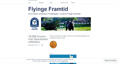 Desktop Screenshot of flyingeframtid.wordpress.com