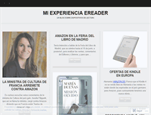 Tablet Screenshot of miexperienciaereader.wordpress.com