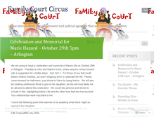 Tablet Screenshot of familycourtcircus.wordpress.com