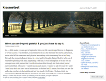 Tablet Screenshot of kissmeteet.wordpress.com
