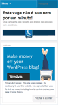 Mobile Screenshot of estavaganaoesua.wordpress.com
