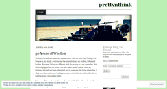 Desktop Screenshot of prettynthink.wordpress.com