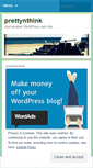 Mobile Screenshot of prettynthink.wordpress.com