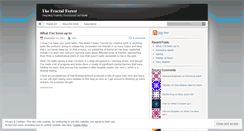 Desktop Screenshot of fractalforest.wordpress.com