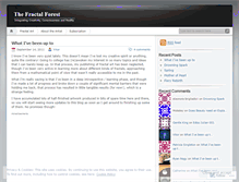Tablet Screenshot of fractalforest.wordpress.com