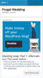 Mobile Screenshot of frugallywed.wordpress.com