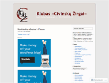 Tablet Screenshot of civinskuzirgai.wordpress.com