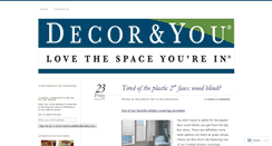 Desktop Screenshot of decorandyou.wordpress.com