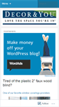 Mobile Screenshot of decorandyou.wordpress.com