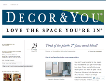 Tablet Screenshot of decorandyou.wordpress.com