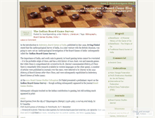 Tablet Screenshot of boardgameblog.wordpress.com