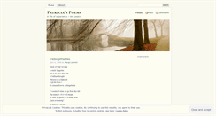 Desktop Screenshot of patriciaspoems.wordpress.com