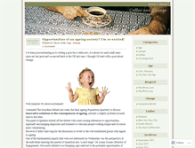 Tablet Screenshot of coffeeandchange.wordpress.com