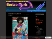 Tablet Screenshot of musicelectro.wordpress.com