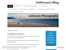 Tablet Screenshot of littlelens.wordpress.com