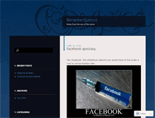 Tablet Screenshot of berserkerquintus.wordpress.com