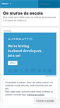 Mobile Screenshot of osmurosdaescola.wordpress.com