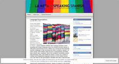 Desktop Screenshot of onteachingspanish.wordpress.com