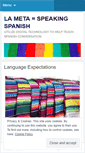 Mobile Screenshot of onteachingspanish.wordpress.com