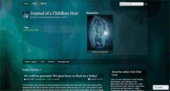 Desktop Screenshot of childlessheir.wordpress.com
