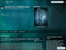 Tablet Screenshot of childlessheir.wordpress.com
