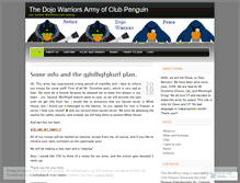 Tablet Screenshot of dojowarriorscp.wordpress.com