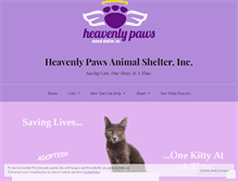 Tablet Screenshot of heavenlypaws.wordpress.com