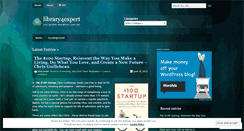 Desktop Screenshot of library4expert.wordpress.com