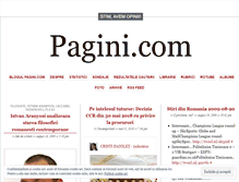 Tablet Screenshot of pagini.wordpress.com