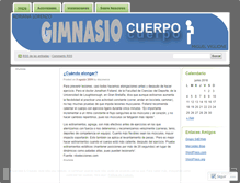 Tablet Screenshot of gimnasiocuerpo.wordpress.com