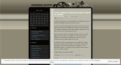 Desktop Screenshot of fernandoropero.wordpress.com