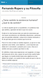 Mobile Screenshot of fernandoropero.wordpress.com