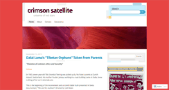 Desktop Screenshot of crimsonsatellite.wordpress.com