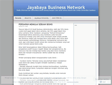 Tablet Screenshot of jayabayabisnis.wordpress.com