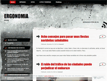 Tablet Screenshot of ergonomia.wordpress.com