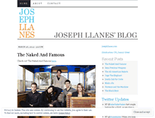 Tablet Screenshot of josephllanes.wordpress.com