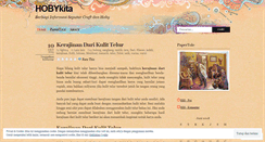 Desktop Screenshot of hobykita.wordpress.com