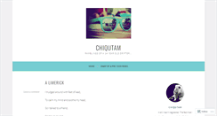 Desktop Screenshot of chiqutam.wordpress.com