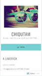 Mobile Screenshot of chiqutam.wordpress.com