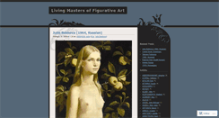 Desktop Screenshot of figurativeartlivingmasters.wordpress.com