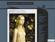 Tablet Screenshot of figurativeartlivingmasters.wordpress.com