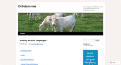 Desktop Screenshot of botulismus.wordpress.com