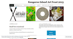 Desktop Screenshot of kangarooislandartfeast.wordpress.com