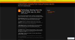 Desktop Screenshot of ccsi.wordpress.com