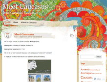 Tablet Screenshot of caucasusart.wordpress.com